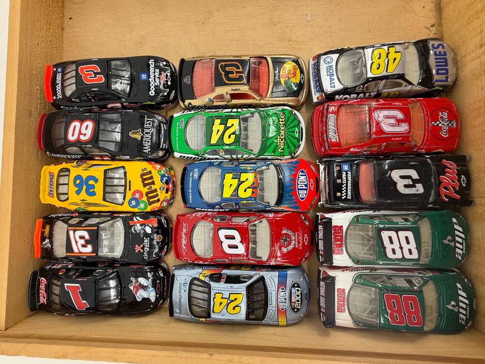 NASCAR Diecast Car Lot of 15 Earnhardt Gordon Earnhardt Jr Racing Collectibles